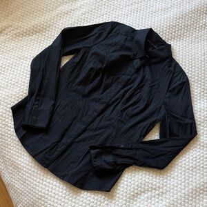 Women’s Black Button-Up Jacket